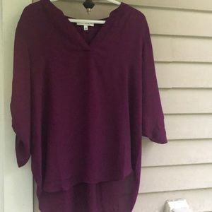 Deep purple blouse